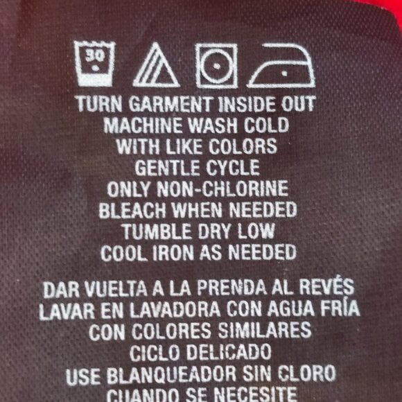 Rocawear classic jean vest red black polka dot girl size L - Picture 7 of 9